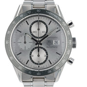 Tag Heuer Carrera Silver Dial Stainless Steel 41mm Automatic Mens Watch CV2011