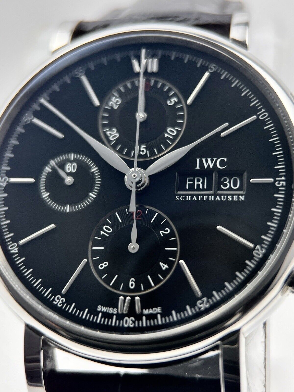IWC Portofino IW391008 Chronograph Day Dat Automatic Men's Watch W/ Box & Papers