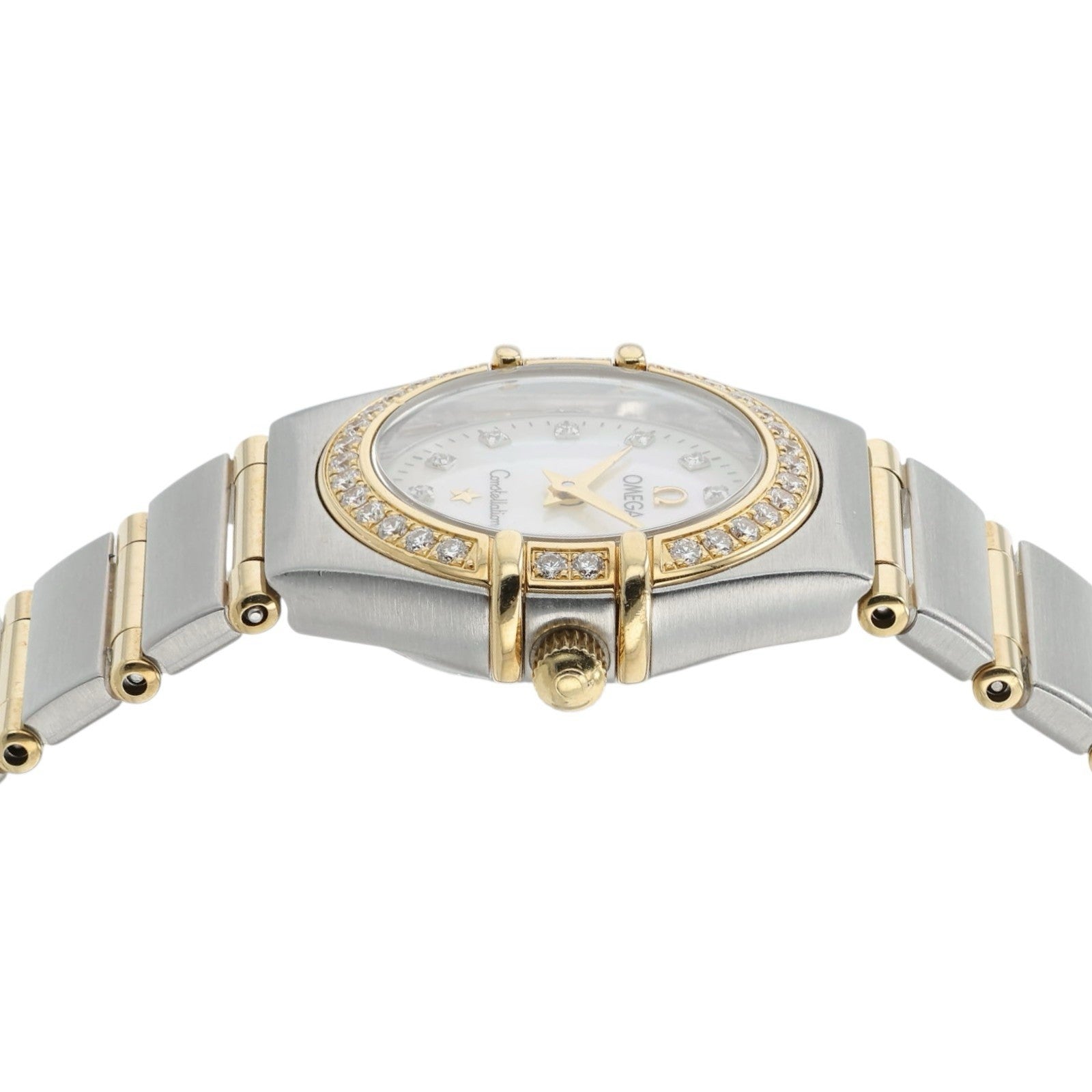 Omega Constellation MOP Dial Gold & Steel 23mm Quartz Women’s Watch 1267.75.00
