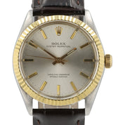 Rolex Oyster Perpetual Silver Dial Steel and Gold 34mm Auto Men’s Watch 1003