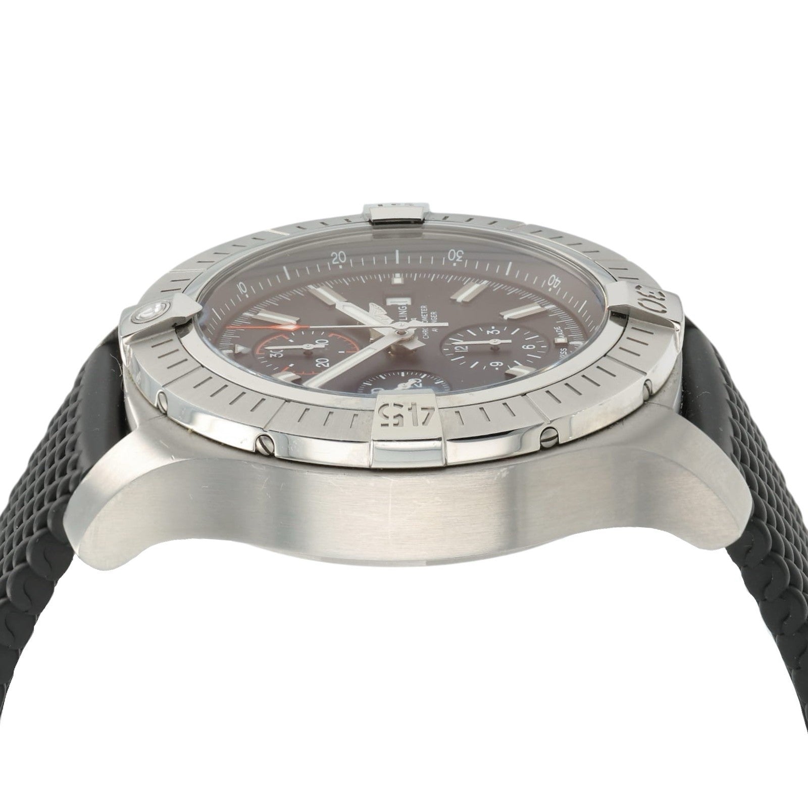 Breitling Avenger Stainless Steel Black Dial 48mm Automatic Men’s Watch A13375