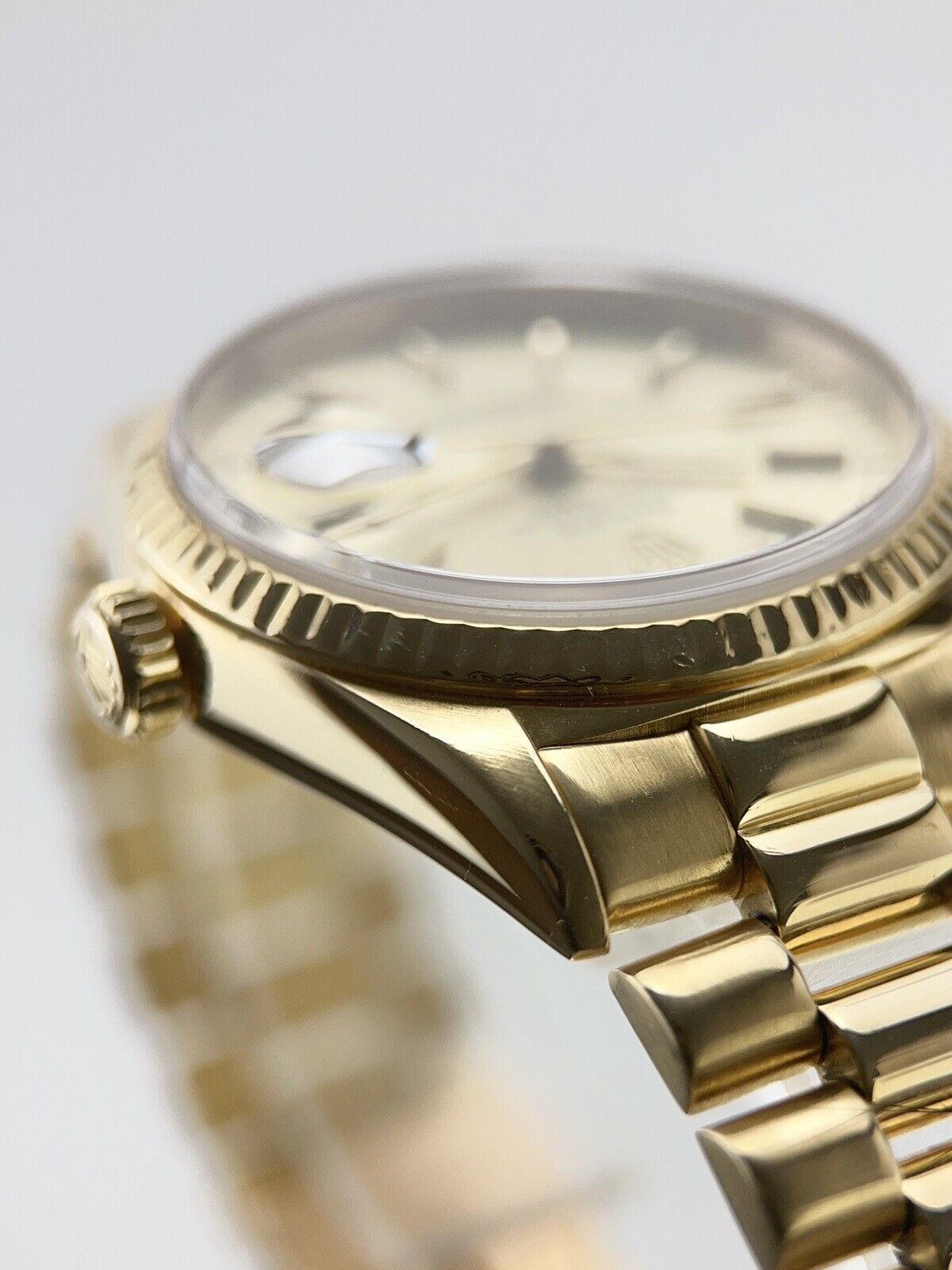 Rolex Day Date 18k Yellow Gold 36mm Double Quickset Automatic Men’s Watch 18238