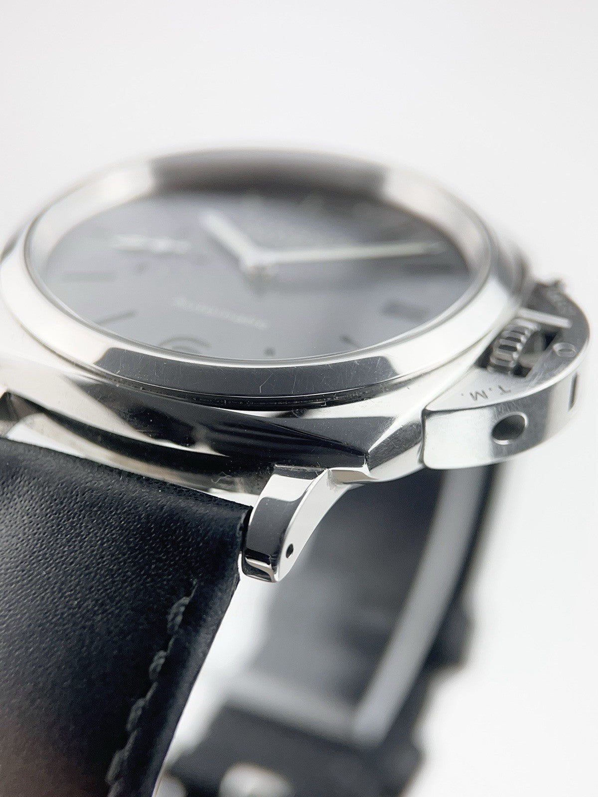 Panerai Luminor Due Stainless Steel Grey Dial 38mm Automatic Mens Watch PAM00755