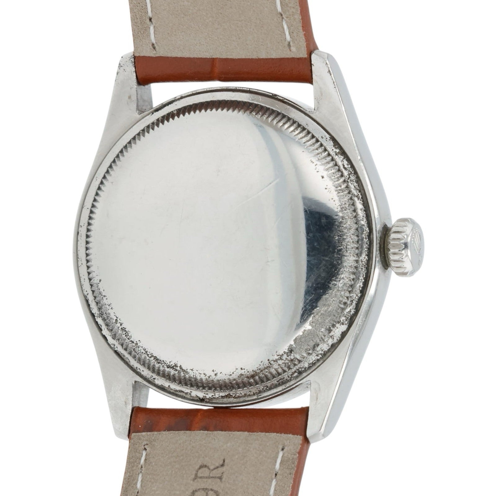 Rolex Oyster Perpetual Silver Dial Steel 34mm Automatic Men’s Watch 6107
