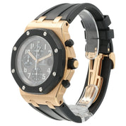 Audemars Piguet Royal Oak Offshore Rubber Clad Chrono Rose Gold Watch 25940OK