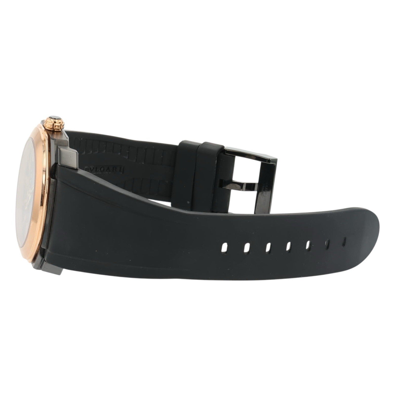 Bulgari Octo Steel And Gold Black Dial 41mm Automatic Mens Watch BGO P 41 SG