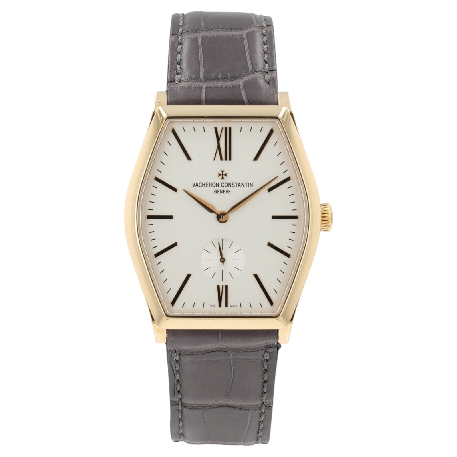 Vacheron Constantin Malte Silver Dial 18k Rose Gold 37mm Manual Wind Mens 82230