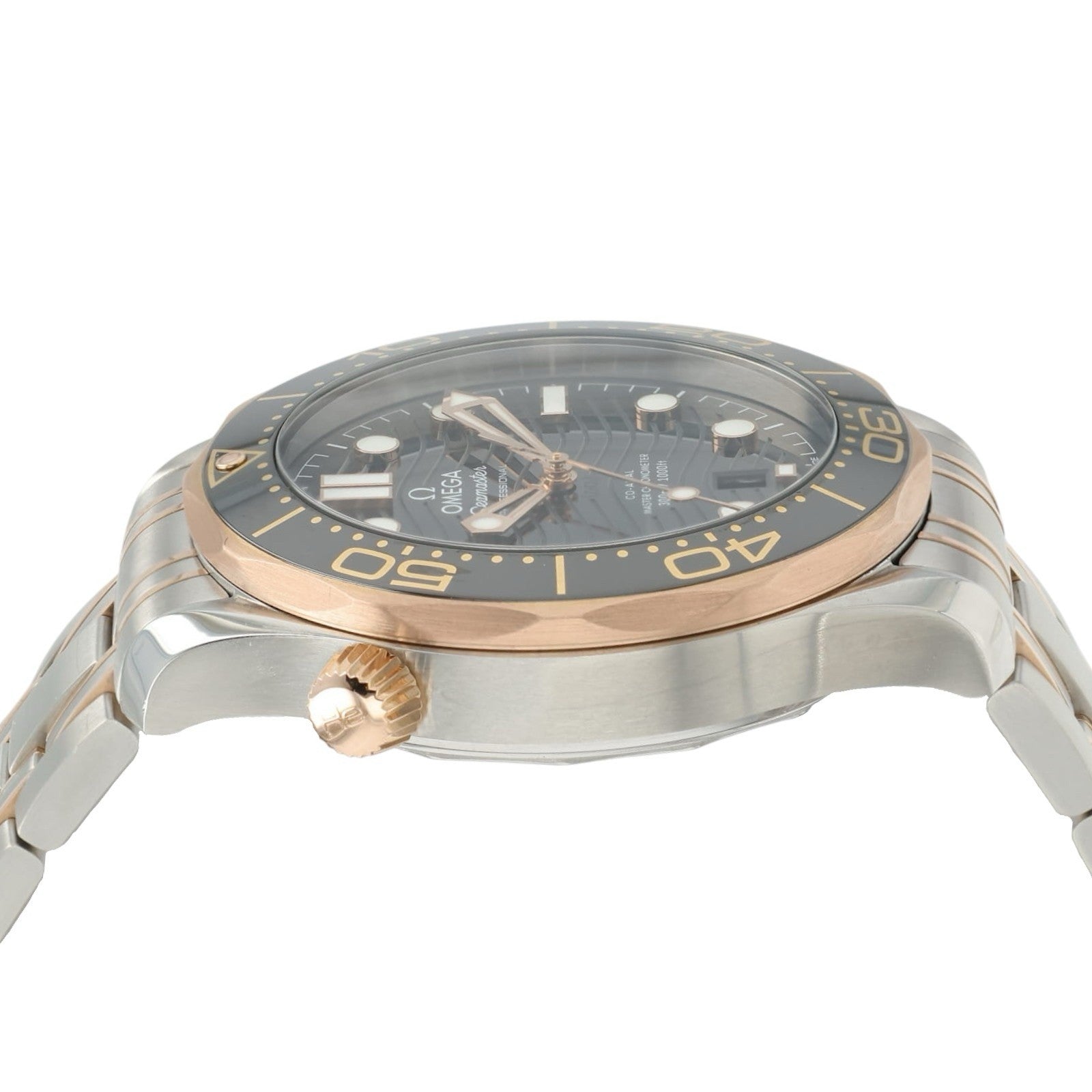 Omega Seamster Black Dial Steel And Rose Gold 42mm Automatic 210.20.42.20.01.001
