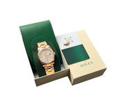 2026 RSC Rolex Day Date Silver Color Dial 18k Everose Gold 36mm Auto Mens 118235