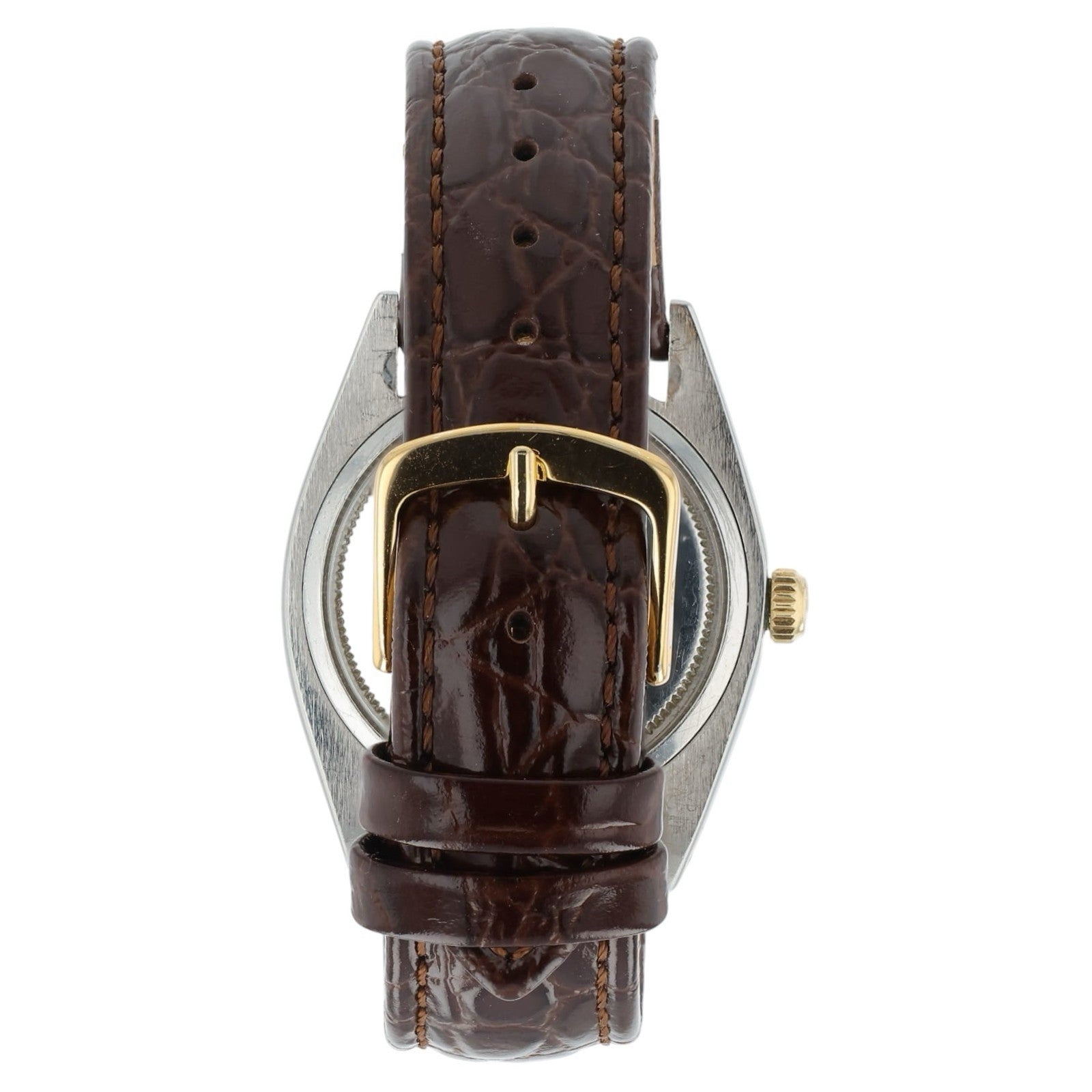 Rolex Date White Dial Stainless Steel 34mm Manual Wind Movement Mens Watch 6694