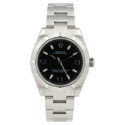 Rolex OP Black Dial Stainless Steel 31mm Automatic Movement Womens 177210