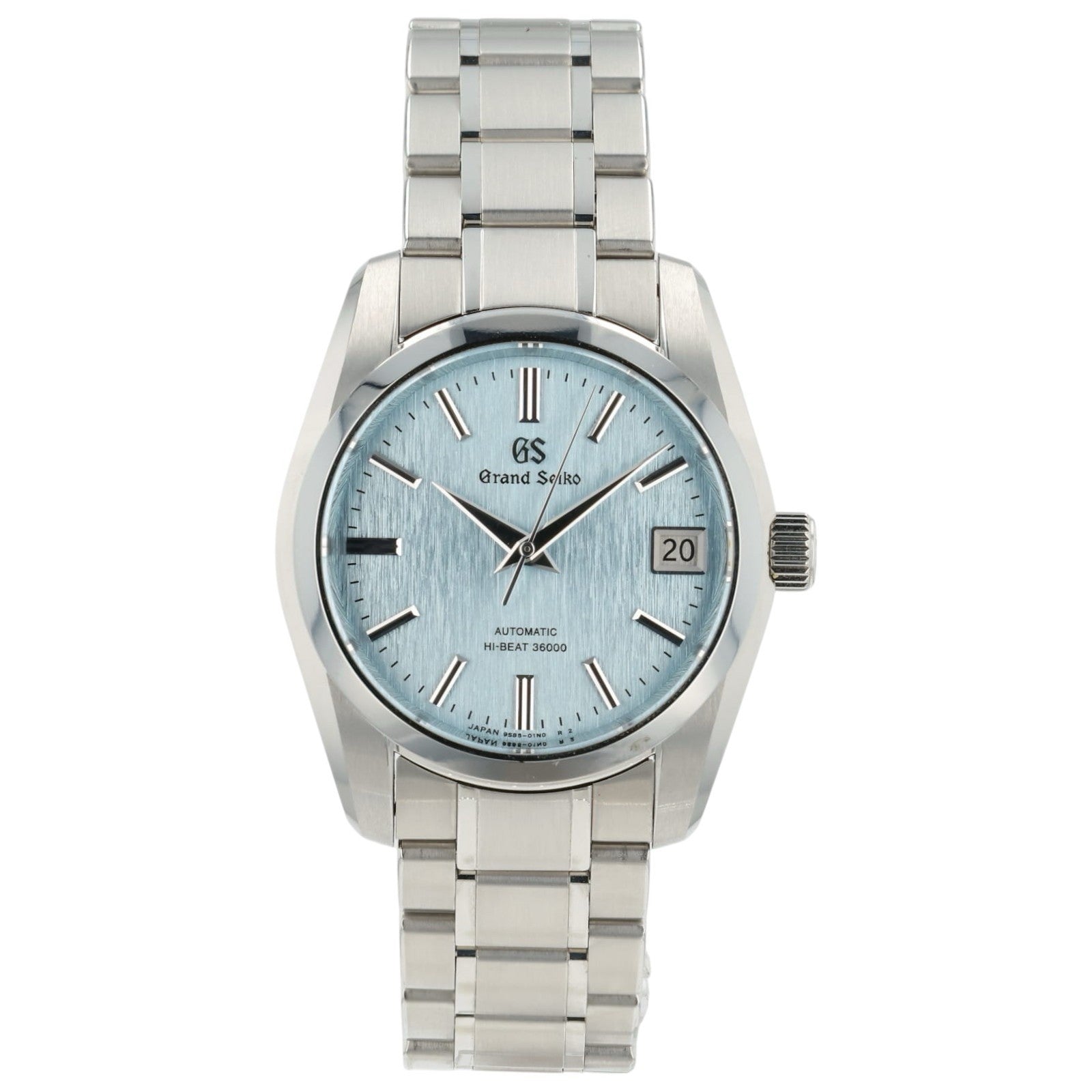 NEW 2026 Grand Seiko Blue Dial Steel 37mm Automatic Movement Mens Watch SBGH347