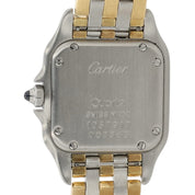 Cartier Panthere 3 Row Silver Dial Steel 22mm Quartz Women's Watch 1057917