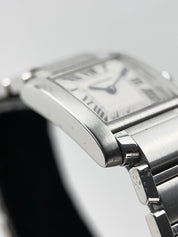 Cartier Tank Francaise Silver Dial Quartz Movement Ladies Watch 20mm Ref. 2384