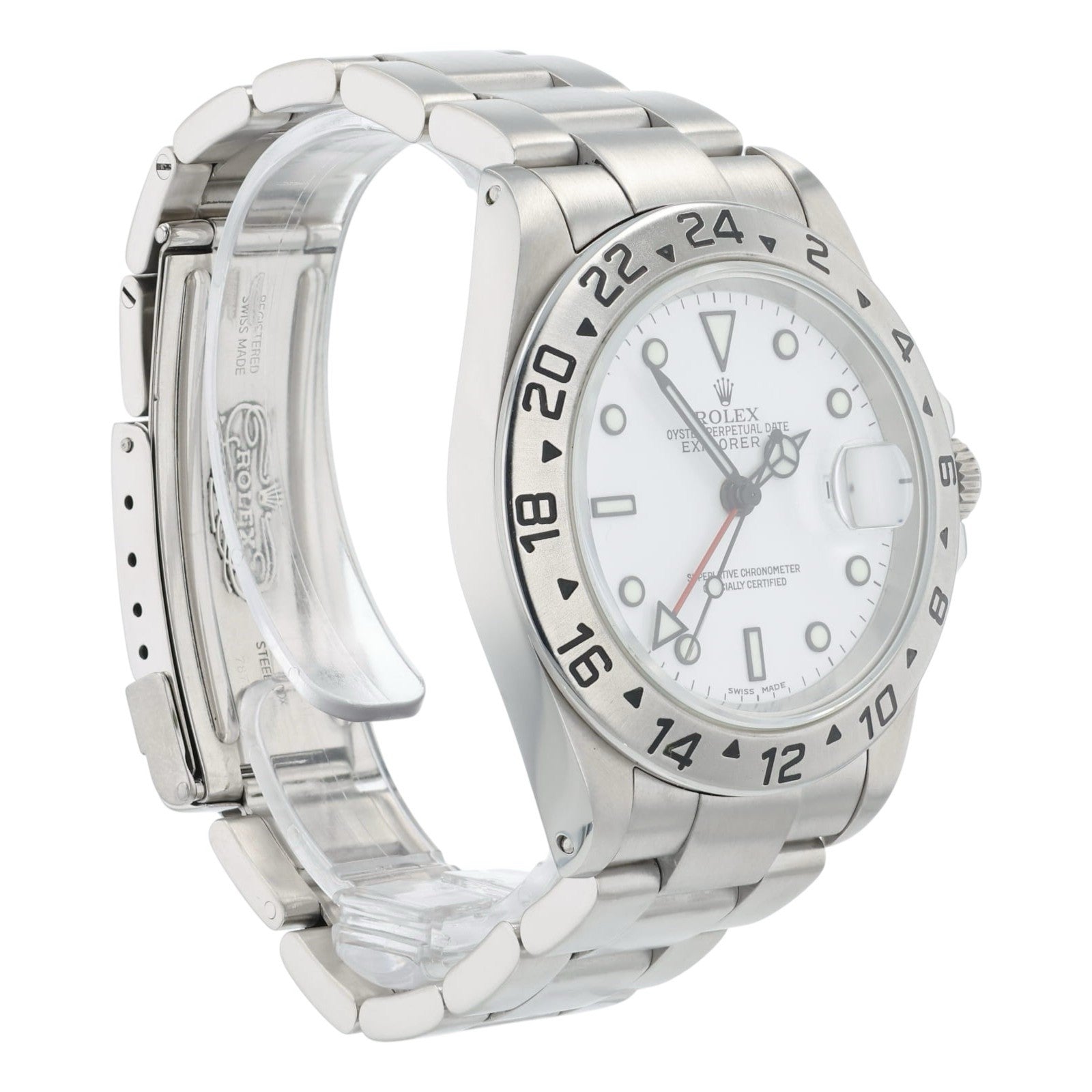 Rolex Explorer II White Dial Stainless Steel 40mm Automatic Men’s Watch 16570