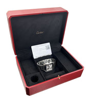 Cartier Santos Skeleton Dial Stainless Steel 39.8mm Manual Wind Mens WHSA0015