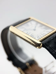 Cartier Tank Solo 18k Yellow Gold and Steel 34mm Quartz Watch W5200004