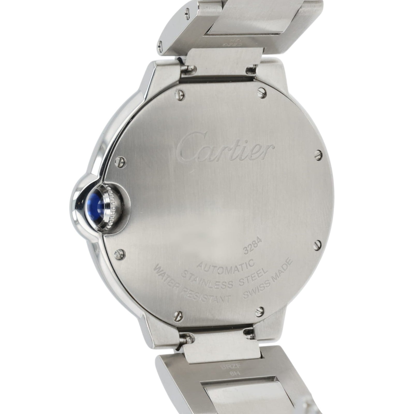 Cartier Ballon Bleu Diamonds Stainless Steel 36mm Auto Unisex Watch W4BB0017