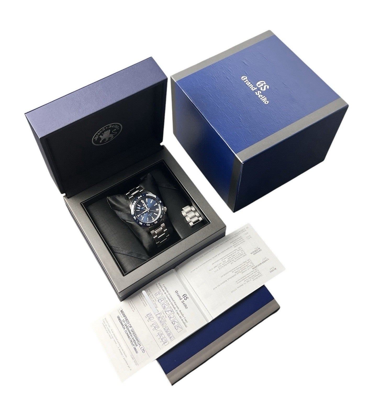 Grand Seiko Spring Drive Blue Dial Stainless Steel 40mm Automatic Men’s SBGE255