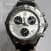 Men's 38mm BREITLING Colt A53035 Chronograph Quartz Steel WR 100M Date Watch