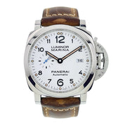 Panerai Luminor Marina 1950 Steel White Dial 44mm Automatic Mens Watch PAM01499