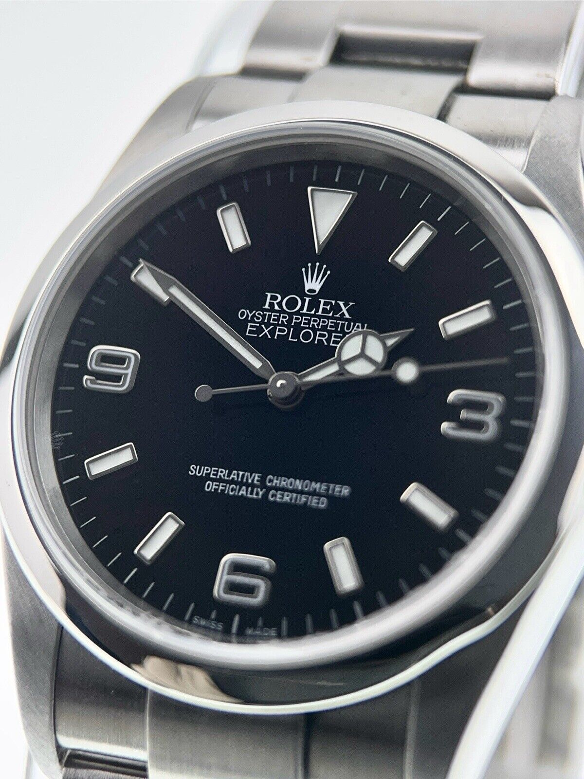 Rolex Explorer Stainless Steel Black Dial 36mm Automatic Men’s Watch 114270