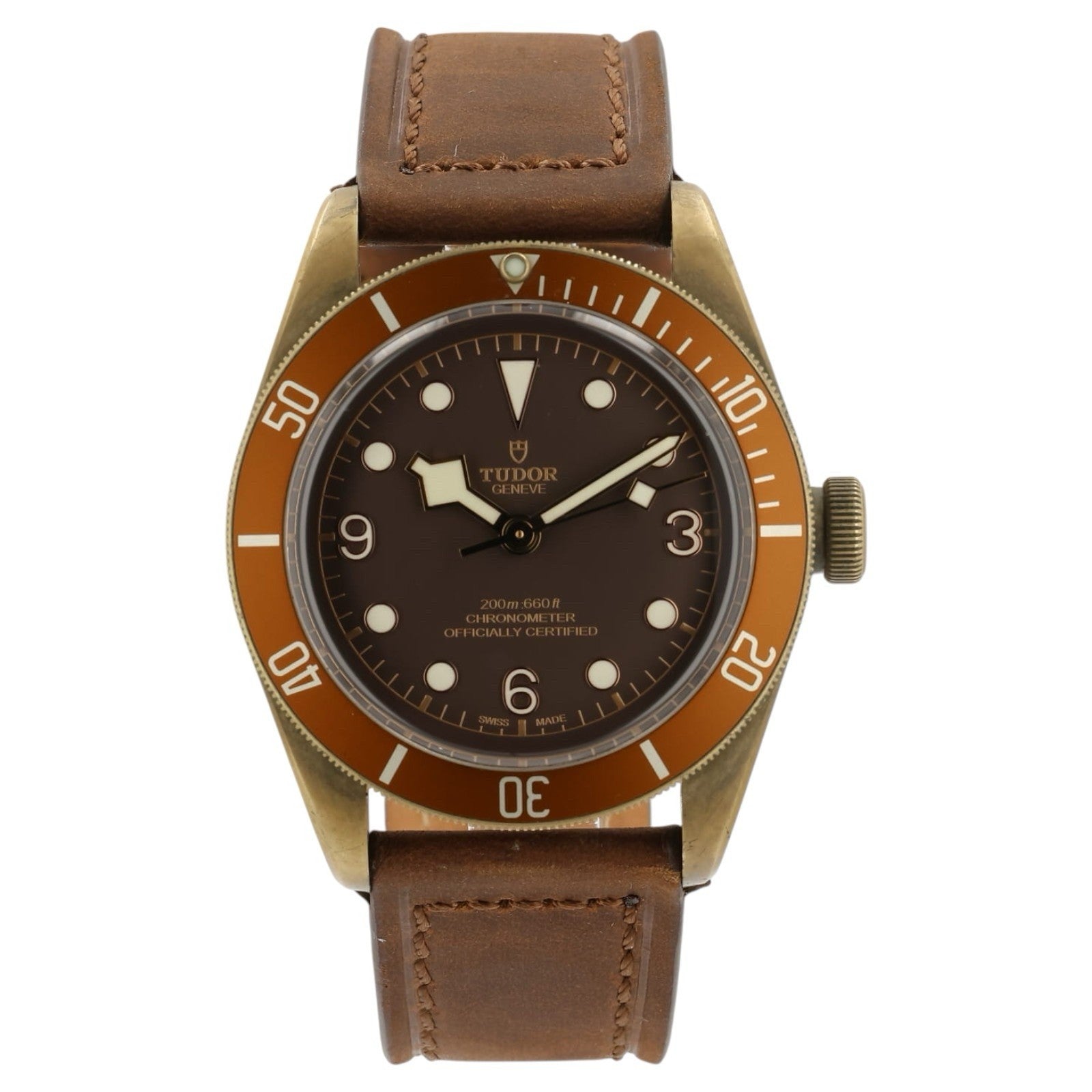 Tudor Black Bay Bronze Brown Dial Bronze Case 43mm Automatic Mens Watch 79250BM