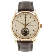 LeCoultre Tourbillon Cream Dial 18k Rose Gold 43mm Auto Men’s Watch Q1662510