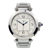 Cartier Pasha Stainless Steel Silver Dial 42mm Automatic Men's Watch W31072M7