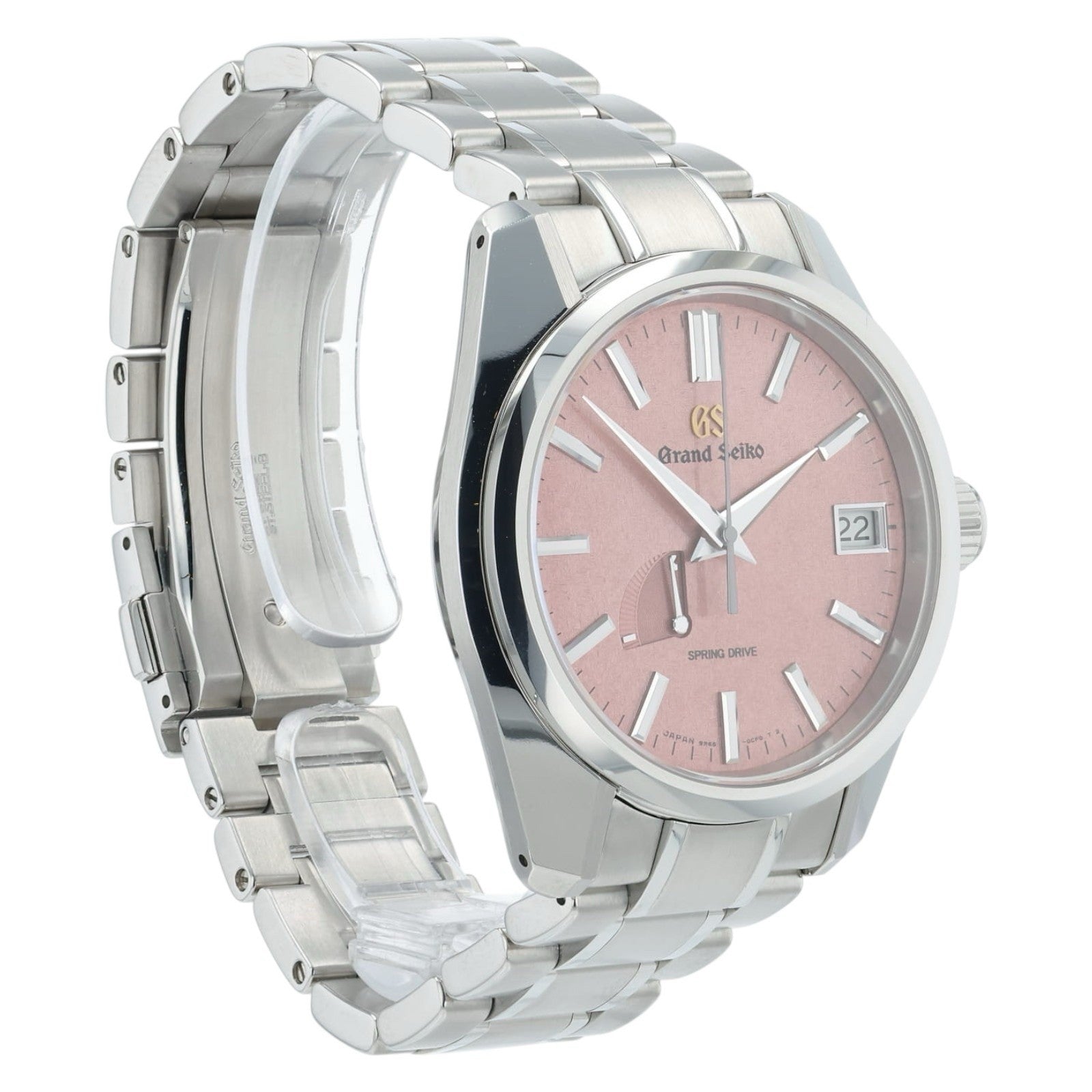 Grand Seiko Heritage Kirazuri Steel Pink Dial 40mm Automatic Men’s Watch SBGA509