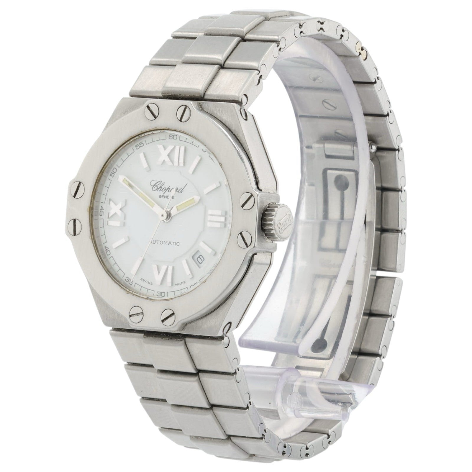 Chopard St. Mortiz White Dial Stainless Steel 31mm Automatic Women's Watch 8319