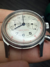 Gallet Multichron Decimal Chronograph 36mm Manual-Wind Watch - FOR PARTS
