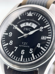 IWC Pilot Spitfire Stainless Steel Black Dial 39mm Automatic Mens Watch IW325101