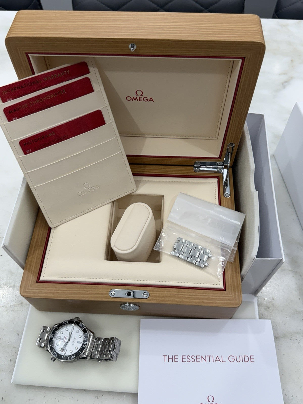 2026 Omega Seamaster Steel White Dial 42mm Automatic Watch 210.30.42.20.04.001