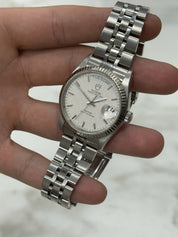 Tudor Prince Date Stainless Steel Silver Dial 36mm Automatic Mens Watch  76214