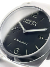 Panerai Luminor Marina Steel Black Dial 44mm Automatic Mens Watch PAM00312