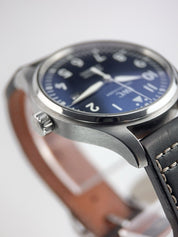 IWC Pilot Mark Stainless Steel Blue Dial 40mm Automatic Mens Watch IW327010