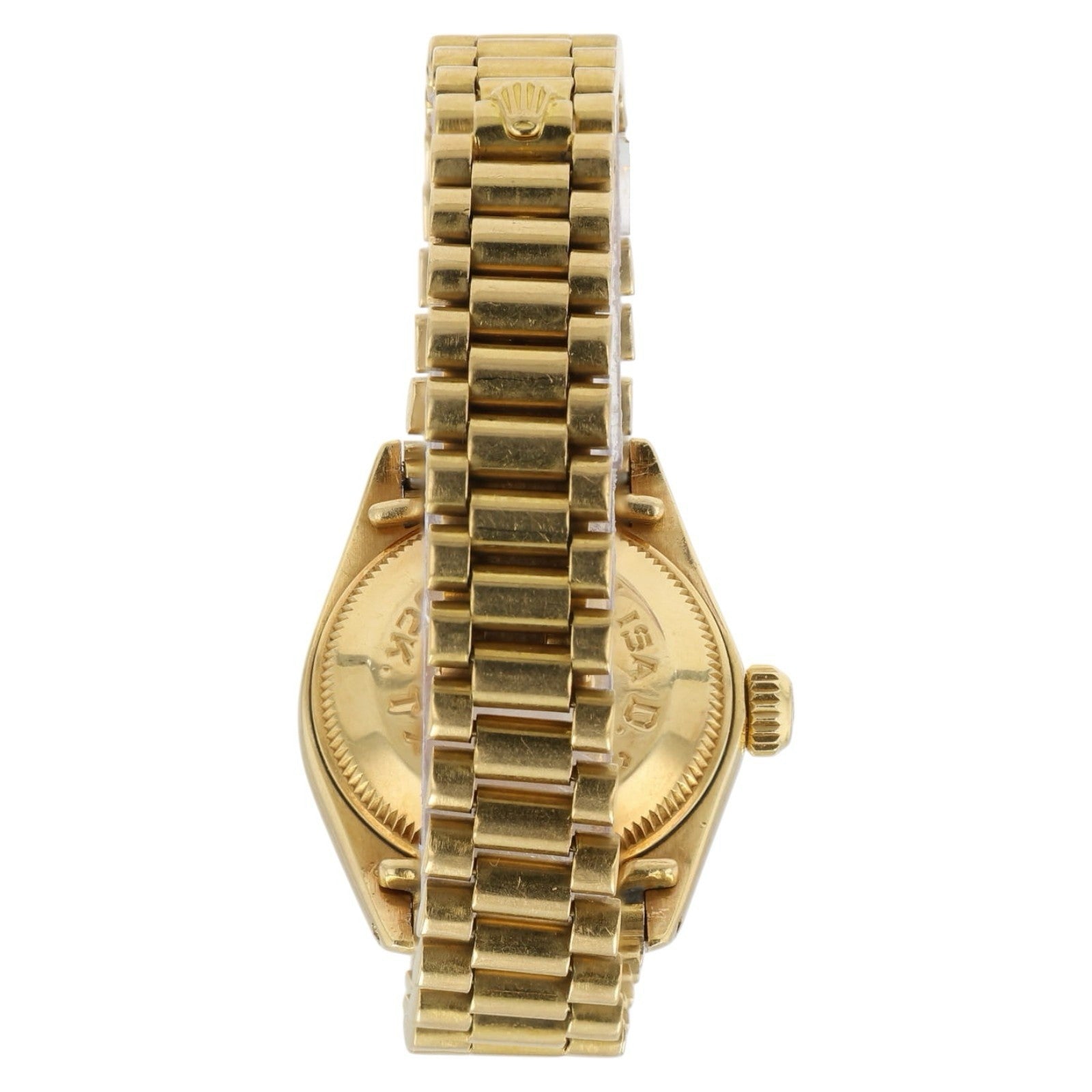 Rolex Ladies Datejust Buckley Dial 18k Yellow Gold  26mm Automatic Womens 6917