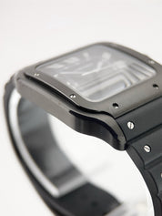 Cartier Santos Stainless Steel Black Dial 39mm Automatic Men’s Watch WSSA0039