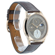 NEW Hermes Quantieme 18k Rose Gold Brown Dial 39.5mm Automatic Watch 408038WW00