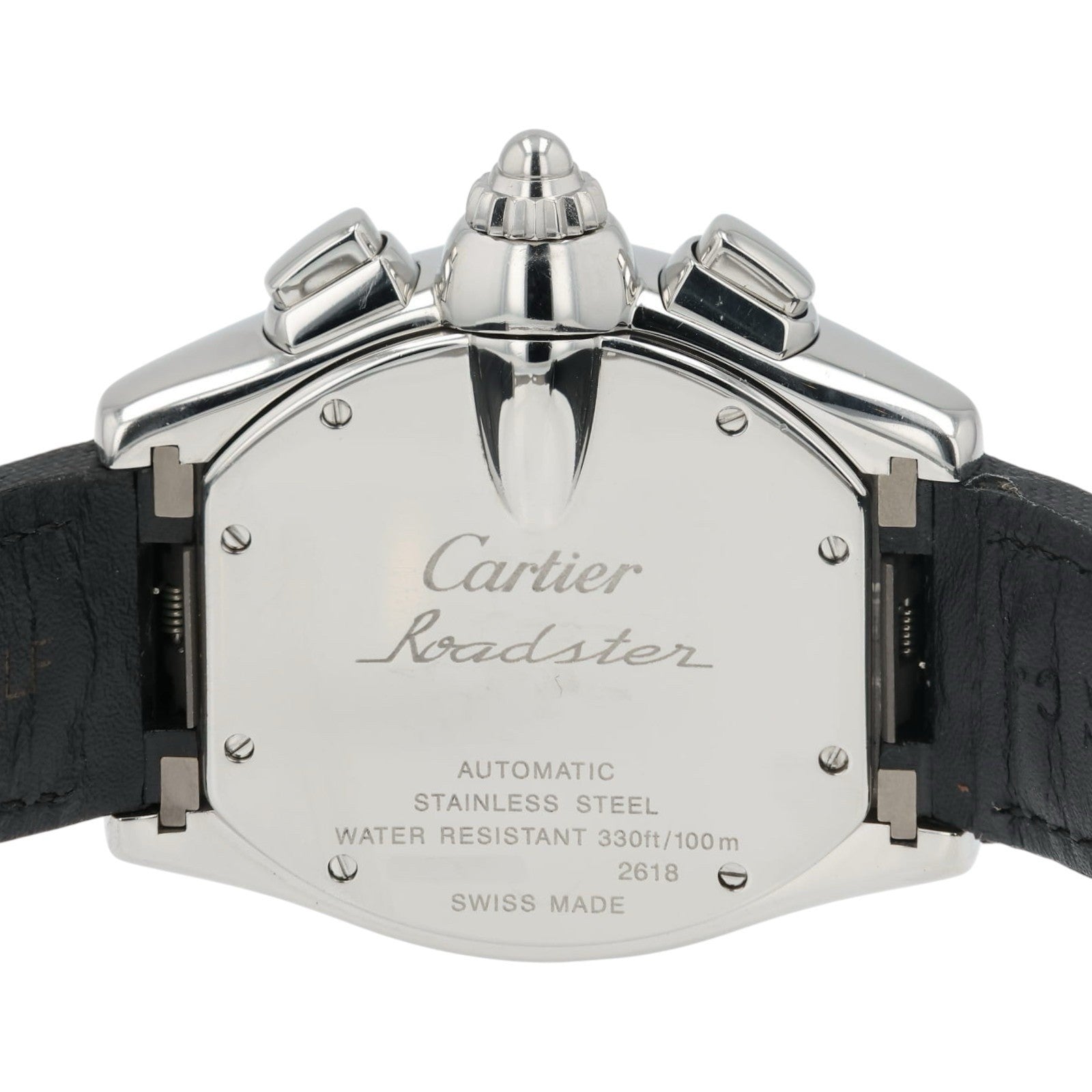 Cartier Roadster Silver Dial Stainless Steel 43mm Automatic Mens Watch W62019X6