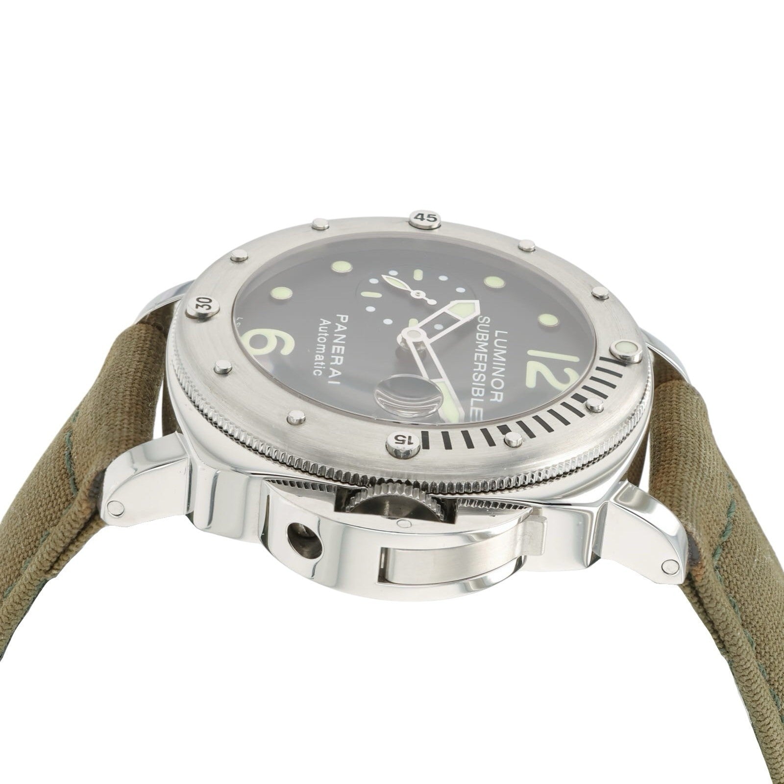 Panerai Luminor Submersible Black Dial Steel 44mm Auto Men's Watch PAM00024