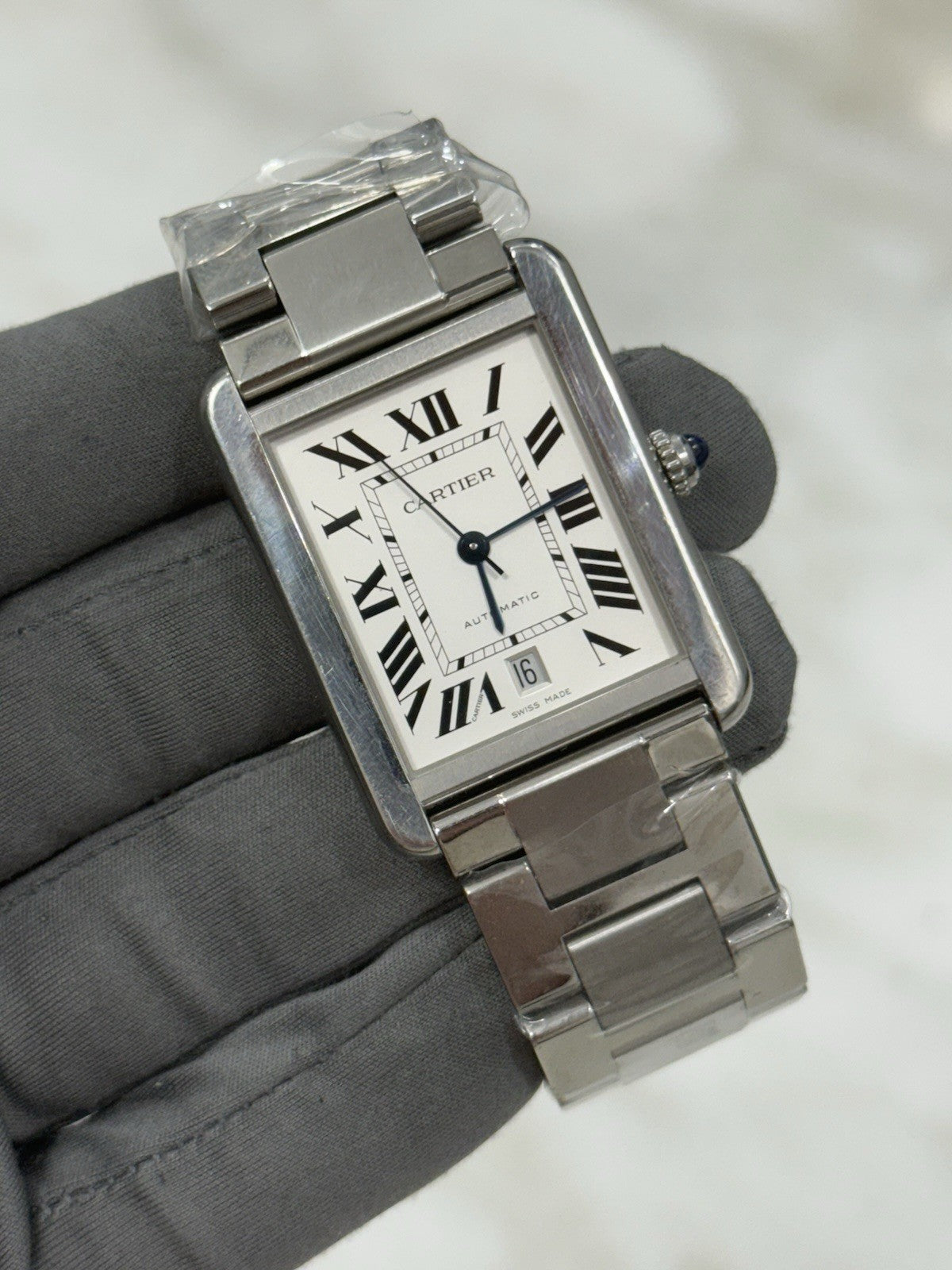 Cartier Tank Date XL Stainless Steel 3515
