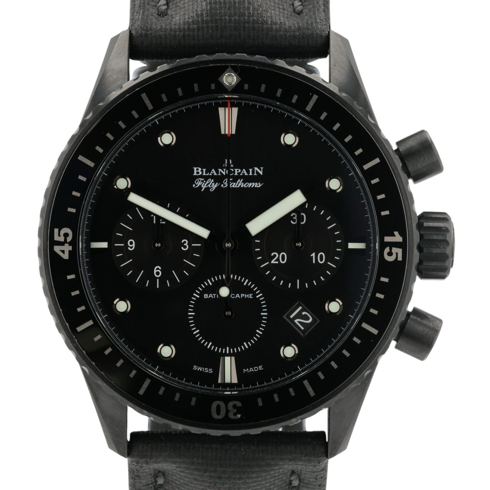 Blancpain Fifty Fathoms Black Dial Ceramic 43mm Automatic Men’s 5200-0130-B52A
