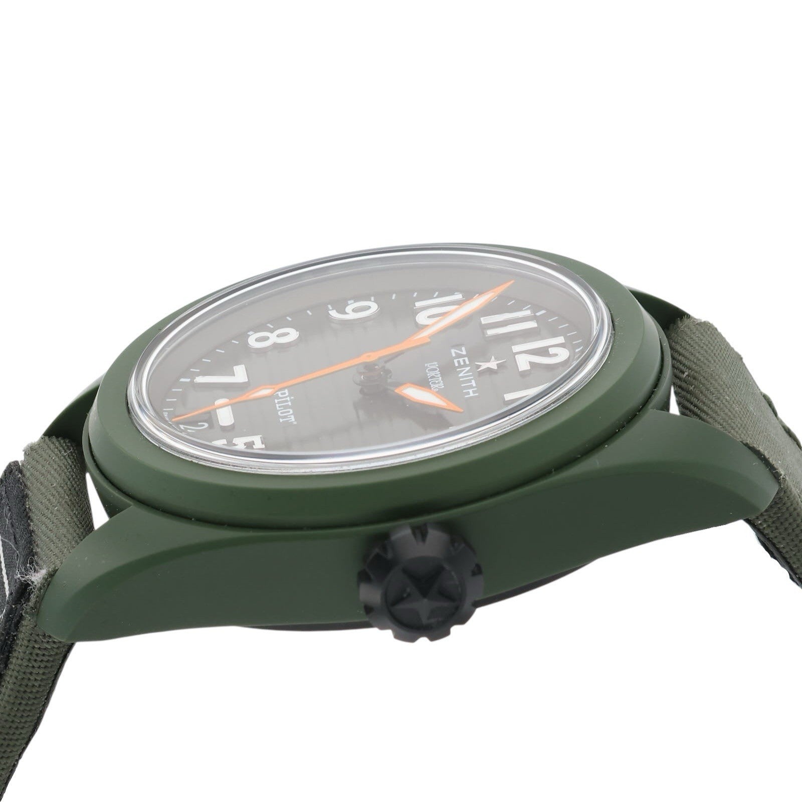 Zenith Pilot Porter Ceramic Green Dial 40mm Automatic Movement Mens 49.4001.3620