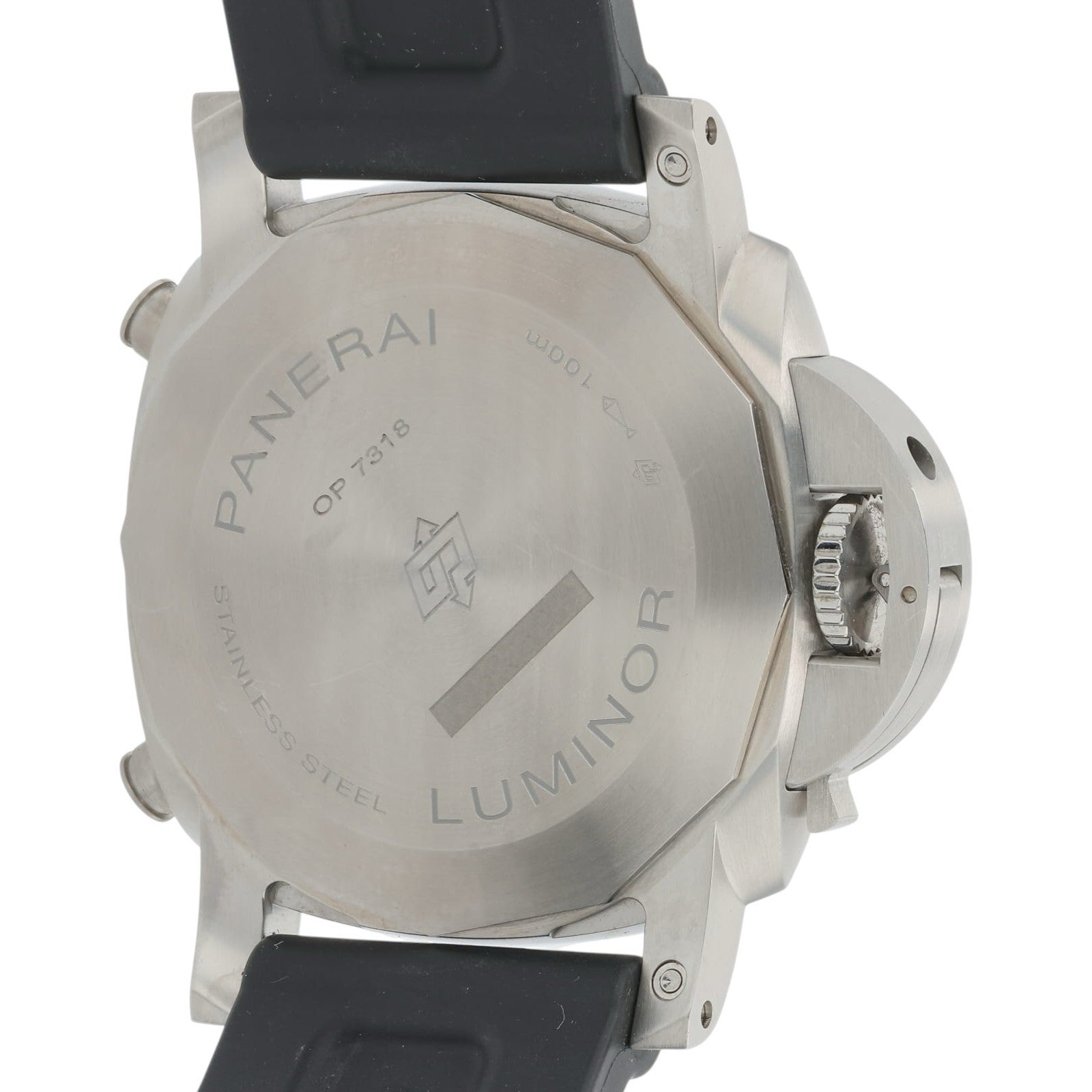 Panerai Luminor Chrono Stainless Steel Black Dial 44mm Automatic Men’s PAM01109