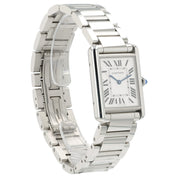 Cartier Tank Must Silver Dial Stainless Steel 26mm Quartz Unisex Watch WSTA0052