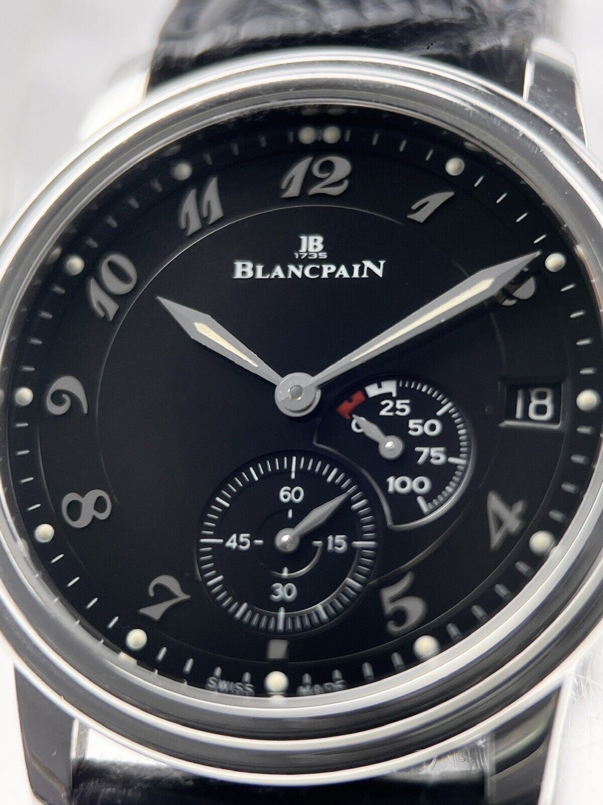 Blancpain Ultra Slim Power Reserve 1106 Manual Wind 36mm Watch Box