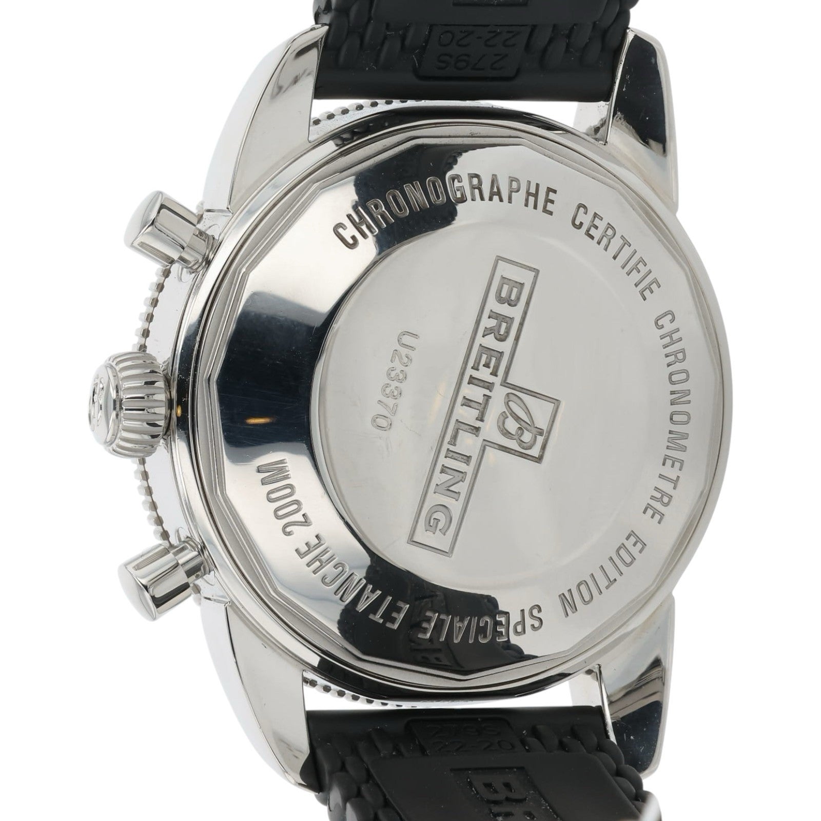 Breitling Superocean Steel & Gold Black Dial 44mm Automatic Mens Watch U23370