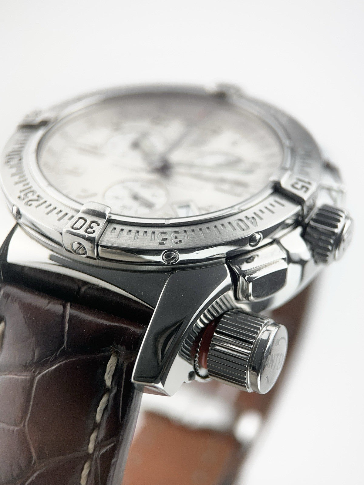 Breitling Emergency Stainless Steel Silver Dial 45mm Quartz Men's Watch A73322